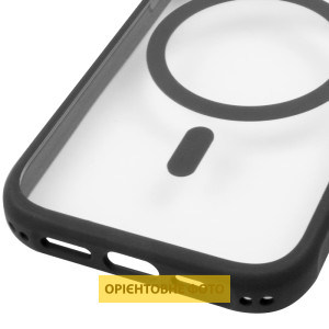 Чехол TPU+PC GETMAN Moon Clear with MagSafe для Apple iPhone 14 Pro Max (6.7")