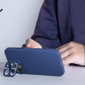 Чехол Silicone Nillkin LensWing Magnetic для Apple iPhone 14 Pro Max (6.7") – Синий