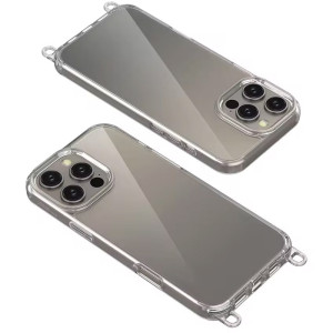 Чехол TPU Transparent with Straps для Apple iPhone 14 Pro Max (6.7") – Зеленый