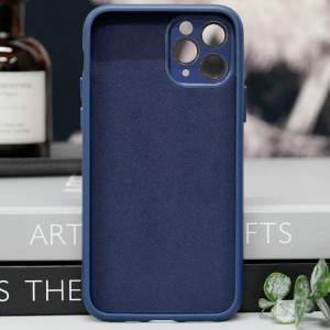 Чохол TPU+Glass Sapphire Midnight with Magnetic Fit для Apple iPhone 14 Pro Max (6.7") – Синій