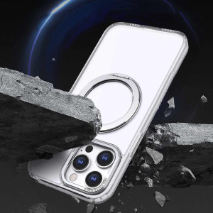 Чохол TPU+PC Empire with Magnetic Fit and Ring для Apple iPhone 14 Pro Max (6.7") – Прозорий