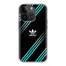 Чехлы Адидас для iPhone 14 Pro Max (AlphaPrint) (Адидас с полосами)