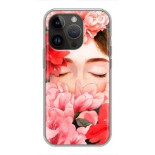 Чехлы (ART) Цветы на iPhone 14 Pro Max (VPrint) (Глаза в цветах)