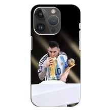 Чехлы Лео Месси Аргентина для iPhone 14 Pro Max (Кубок Мира)