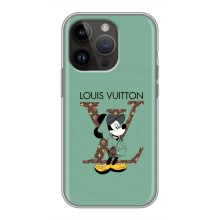 Чехлы Луи Витон для iPhone 14 Pro Max (AlphaPrint - LOUIS VUITTON) (Микки Маус LV)