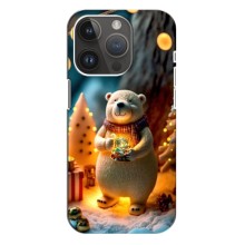 Чохли на Новий Рік iPhone 14 Pro Max – Новорічний ведмедик