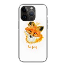 Чехлы с картинкой Лисички для iPhone 14 Pro Max (VPrint) (Девочка Лиса)