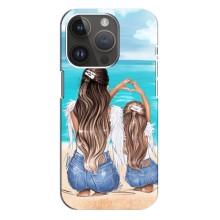 Чохол з друком для iPhone 14 Pro Max - (Мама з дитинкою) (AlphaPrint) – Мама з донькою