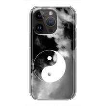 Чехлы с принтом Спортивная тематика для iPhone 14 Pro Max (Инь-Янь)