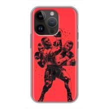 Чехлы с принтом Спортивная тематика для iPhone 14 Pro Max (Тайсон Бокс)