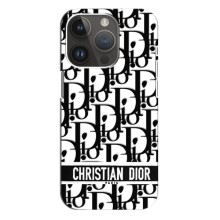 Чехол (Dior, Prada, YSL, Chanel) для iPhone 14 Pro Max (Christian Dior)