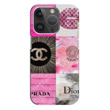 Чехол (Dior, Prada, YSL, Chanel) для iPhone 14 Pro Max (Модница)