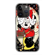 Чехол Disney Mouse iPhone 14 Pro Max (PREMIUMPrint) (Минни peace)