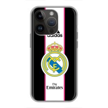 Чехол для iPhone 14 Pro Max с принтом (Лого Real Madrid)