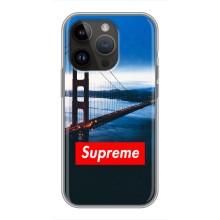 Чеохол для iPhone 14 Pro Max з картинкою Supreme (AlphaPrint)