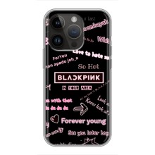 Чехол с музыкальной группой для iPhone 14 Pro Max (BLACKPINK)