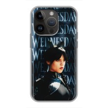 Чехлы Венсдей на iPhone 14 Pro Max Уэнсдей (AlphaPrint) (Уэнздей кошка)