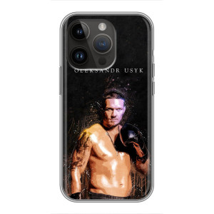 Чехол с картинкой Александр Усик для iPhone 14 Pro Max