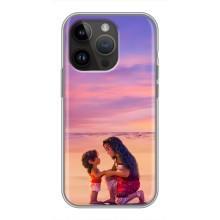 Чехол с мультфильмом Моана iPhone 14 Pro Max (Моана и Симеа)