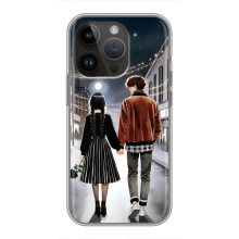 Чехол с дизайном Венздей 2 на iPhone 14 Pro Max (Уэнсдей и Тайлер)