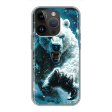 Чохол з картинкою 'Хижаки' для iPhone 14 Pro Max (Ведмідь)