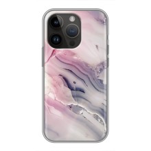 Мраморный чехол на iPhone 14 Pro Max (VPrint) (Пурпурный Мрамор)