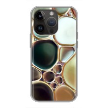 Мраморный чехол на iPhone 14 Pro Max (VPrint) (Радужный Мрамор)