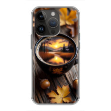 Чохол з унікальним дизайном 'Осінь з кавою' для iPhone 14 Pro Max – Темна кава