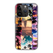 Силиконовый чехол с КАРТИНКАМИ лето для iPhone 14 Pro Max (AlphaPrint) (Летний отпуск)