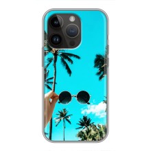 Силиконовый чехол с КАРТИНКАМИ лето для iPhone 14 Pro Max (AlphaPrint) (Взгляд лето)