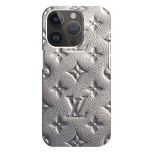 Текстурный Чехол Louis Vuitton для Айфон 14 Про Макс – Бежевый ЛВ