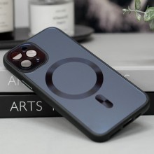 Чехол TPU+Glass Sapphire Midnight with MagSafe для Apple iPhone 14 Pro (6.1") – undefined
