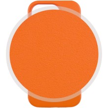 Шкіряний чохол Leather Case (AAA) with MagSafe and Animation для Apple iPhone 14 Pro (6.1") – Orange