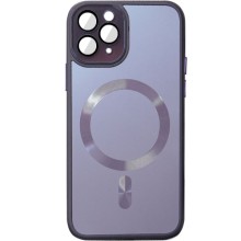 Чохол TPU+Glass Sapphire Midnight with MagSafe для Apple iPhone 14 Pro (6.1") – Фіолетовий