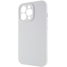 Чехол Silicone Case Full Camera Protective (AA) NO LOGO для Apple iPhone 14 Pro (6.1") – Белый