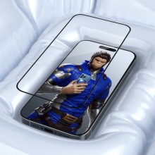 Защитное 3D стекло Blueo Invisible Airbag Anti-broken для Apple iPhone 14 Pro (6.1") / 15 (6.1") – Черный