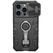 TPU+PC чехол Nillkin CamShield Armor Pro no logo (шторка на камеру) для Apple iPhone 14 Pro (6.1")