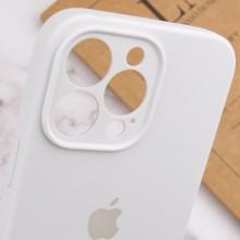 Чехол Silicone Case Full Camera Protective (AA) для Apple iPhone 14 Pro (6.1") – Белый