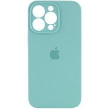 Чехол Silicone Case Full Camera Protective (AA) для Apple iPhone 14 Pro (6.1") – Бирюзовый