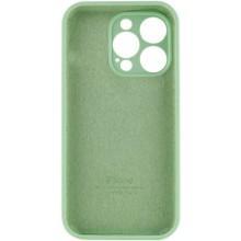 Чехол Silicone Case Full Camera Protective (AA) для Apple iPhone 14 Pro (6.1") – Зеленый