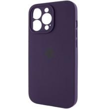 Чехол Silicone Case Full Camera Protective (AA) для Apple iPhone 14 Pro (6.1") – Фиолетовый