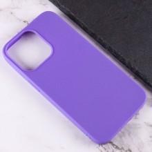 Силіконовий чохол Candy для Apple iPhone 14 Pro (6.1") – Бузковий