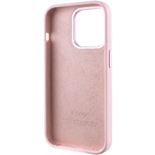 Чехол Silicone Case Metal Buttons (AA) для Apple iPhone 14 Pro (6.1") – Розовый