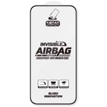 Защитное 3D стекло Blueo Invisible Airbag Anti-broken для Apple iPhone 14 Pro / 15 / 16 (6.1") – Черный