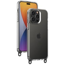 Чехол TPU Transparent with Straps для Apple iPhone 14 Pro (6.1") – undefined