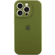 Чехол Silicone Case Full Camera Protective (AA) для Apple iPhone 14 Pro (6.1") – Зеленый