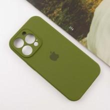 Чехол Silicone Case Full Camera Protective (AA) для Apple iPhone 14 Pro (6.1") – Зеленый