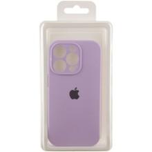 Чехол Silicone Case Full Camera Protective (AA) для Apple iPhone 14 Pro (6.1") – Сиреневый