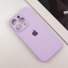 Чехол Silicone Case Full Camera Protective (AA) для Apple iPhone 14 Pro (6.1") – Сиреневый