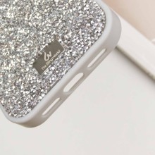 TPU чехол Bling World Rock Diamond для Apple iPhone 14 Pro (6.1") – Серебряный